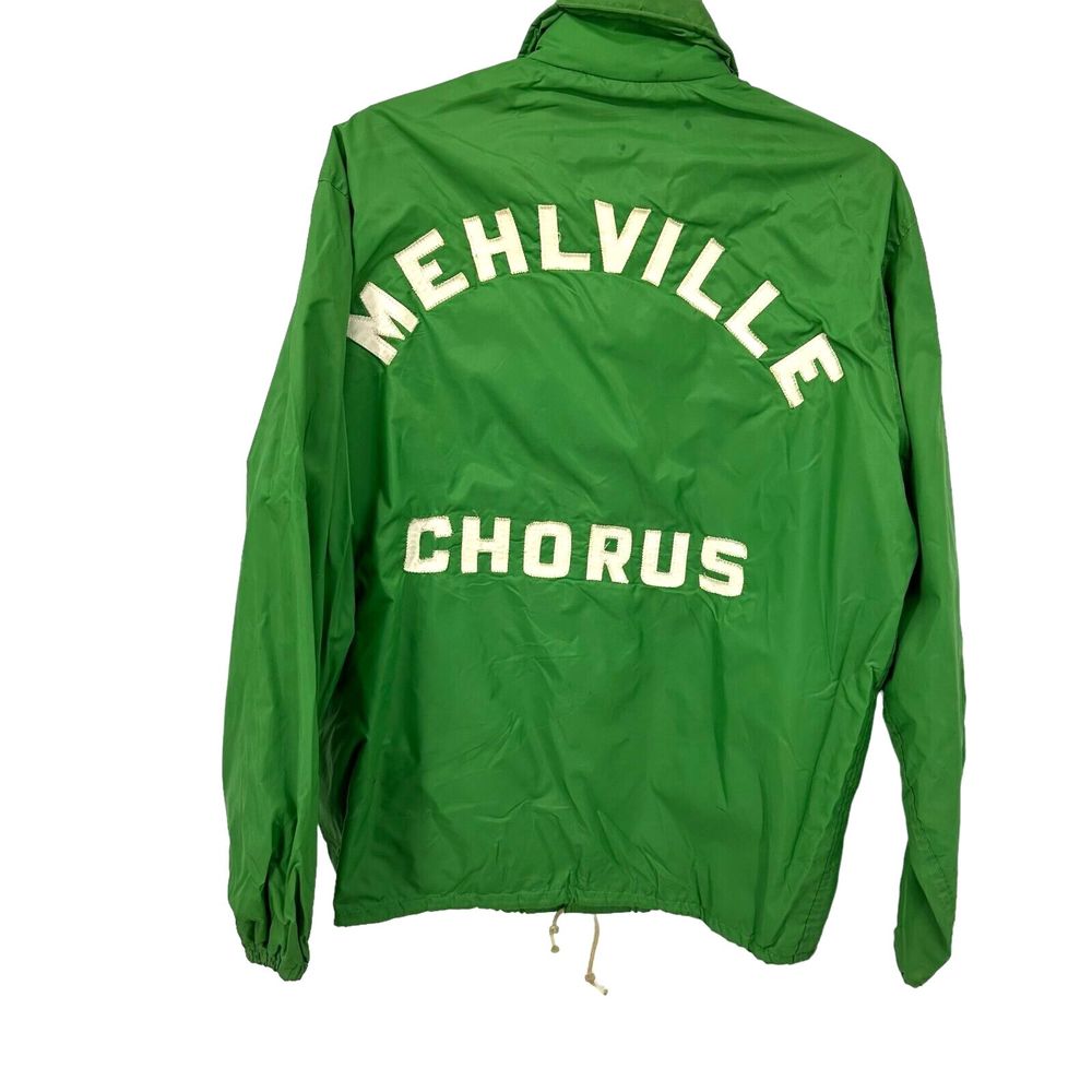 Pla-Jac by Dunbrooke Vtg Jacket Green Mehlville High School Sz Medium Chris USA